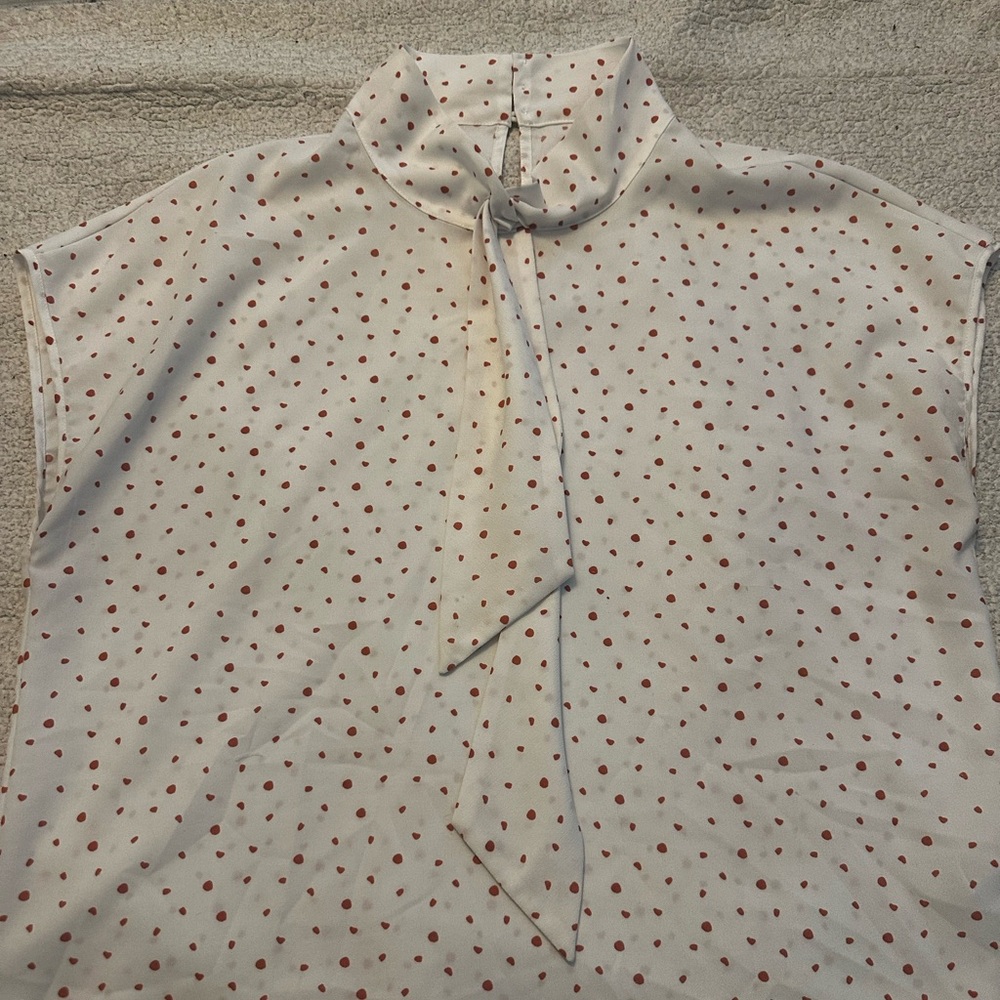 Polka dot blouse